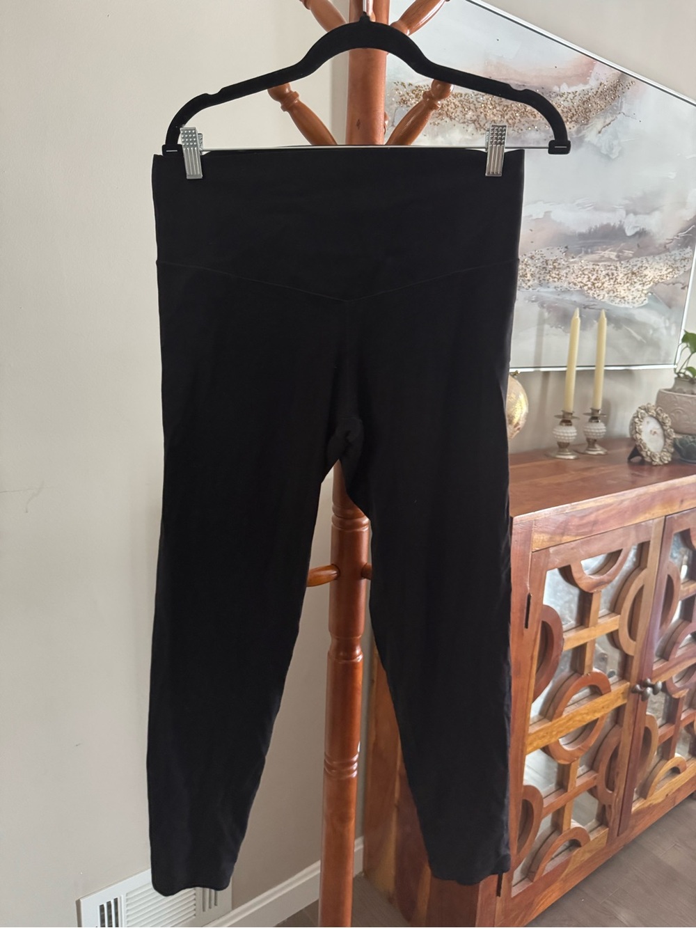 Aerie Real Me Xtra Lift 7/8 Legging Black Athleisure Yoga Pilates Workout Gym XL